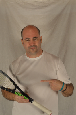 Picture of me in my tennis gear.